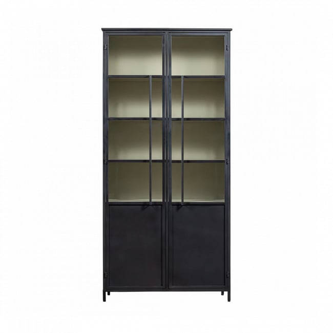 Vitrine 2 portes en métal H200cm- EXHIBIT XL - WOOOD