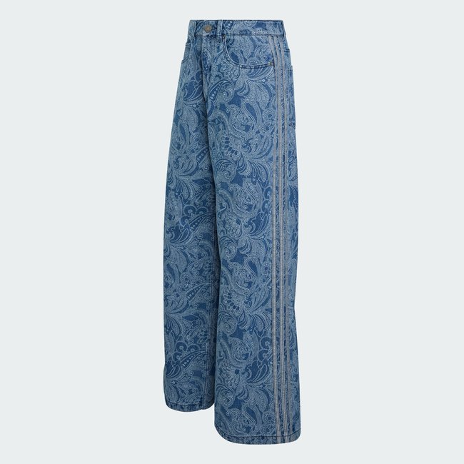 PANTALON DENIM DROIT TAILLE MI-HAUTE FIREBIRD ADIDAS LIBERTY LONDON denim blue / light denim <span itemprop=