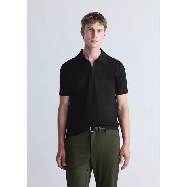 Sweat confort extensible à zip - MANGO MAN