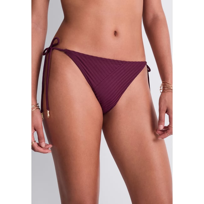 Bas de maillot de bain taille basse Sun Pop açaï <span itemprop=