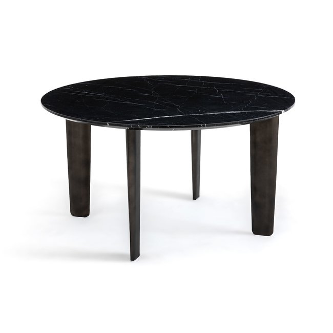 Eettafel marmer Ø140 cm, Dolmena <span itemprop=