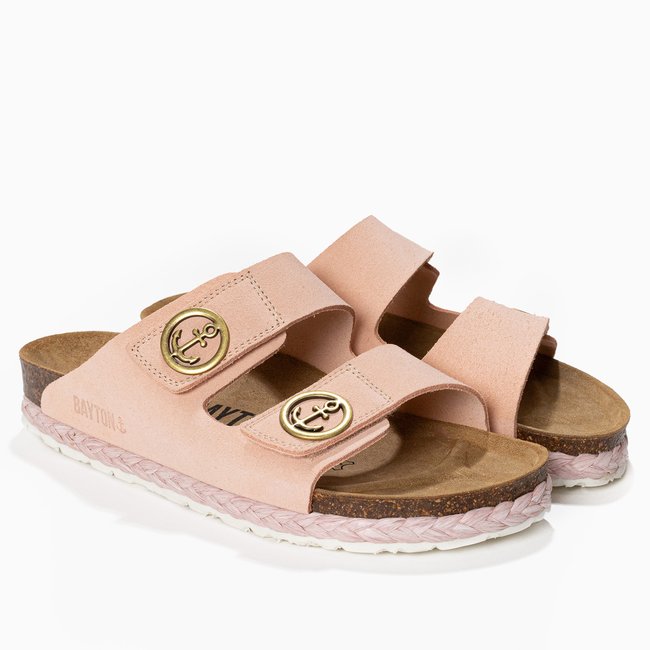Sandales en cuir suédé BELINDA pour femme - BAYTON