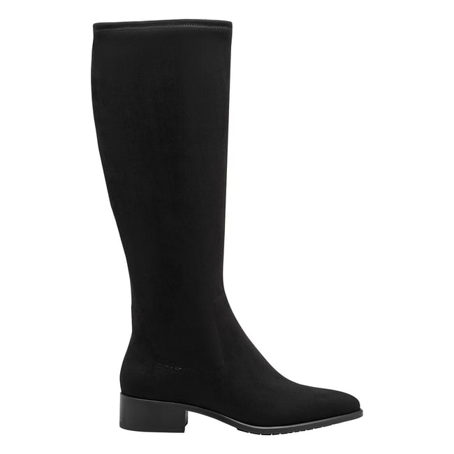 Botas con puntera afilada negro <span itemprop=