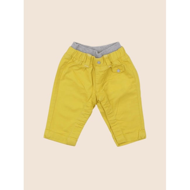 Pantalon - Très bon état jaune <span itemprop=