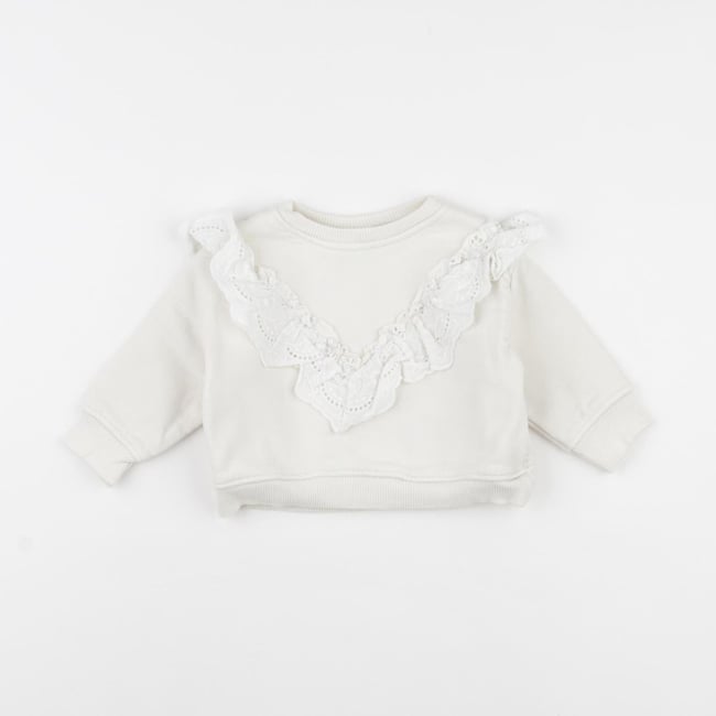 Sweat - Très bon état beige <span itemprop=