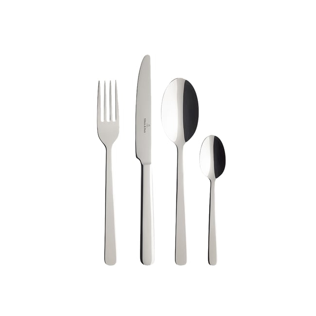 Ménagère 24Pcs. LOUIS Couleur argent/platine <span itemprop=