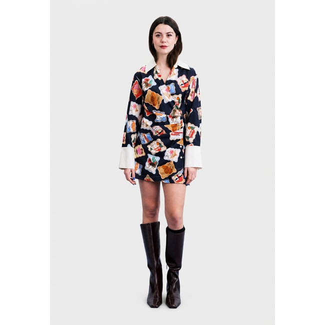 Robe Whitby en coton WHITBY timbres <span itemprop=