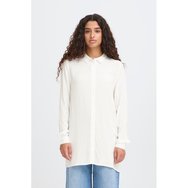 Long sleeve blanc cloud dancer <span itemprop=