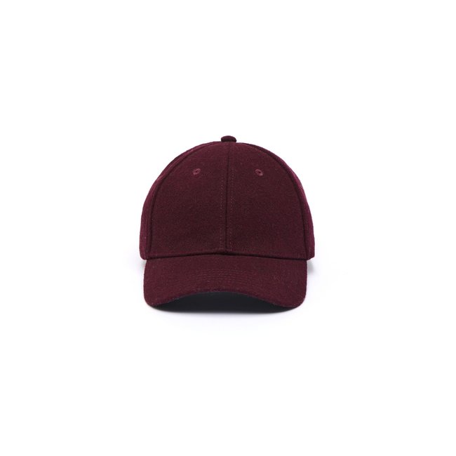 Casquette Effet Feutre bordeaux <span itemprop=