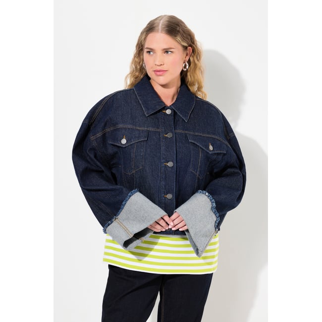 Veste en jean stretch lavage rincé <span itemprop=