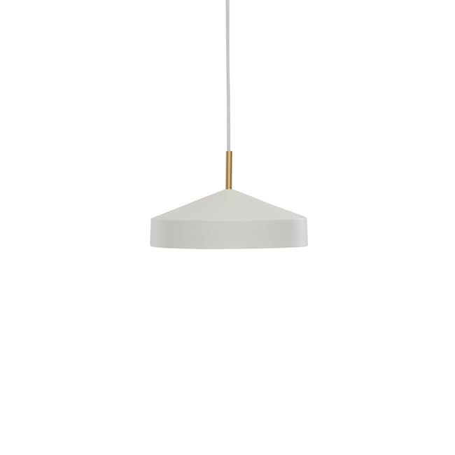 Lampe suspendue en métal LIVING Couleur blanc <span itemprop=