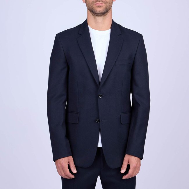 Veste blazer bradly bleu marine <span itemprop=