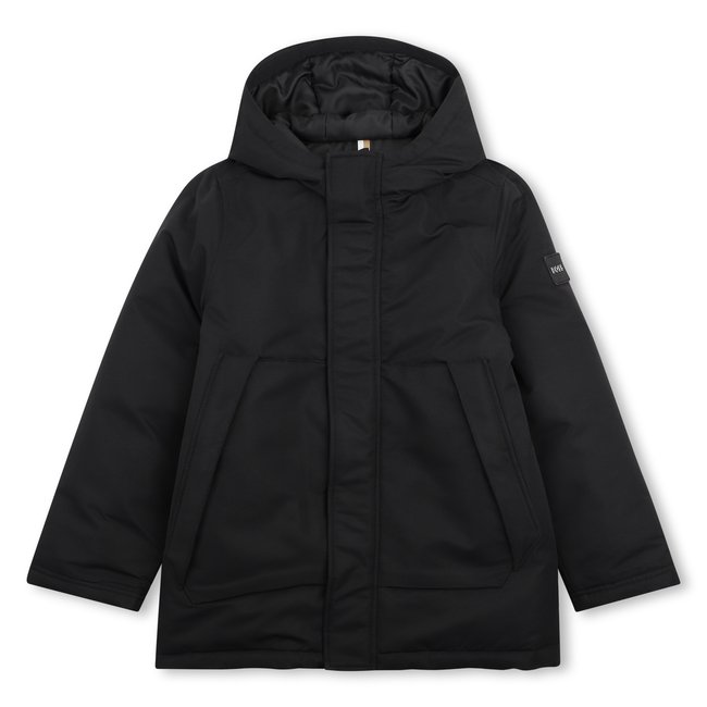Parka à capuche black <span itemprop=