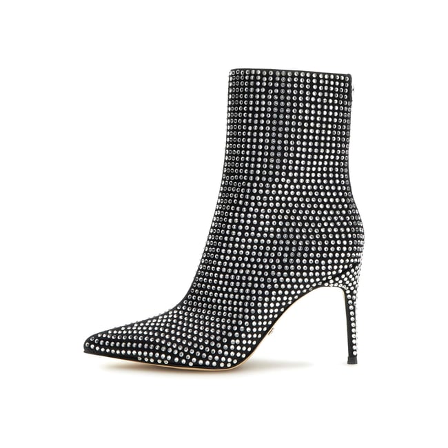 Bottines Richeray Strass noir <span itemprop=
