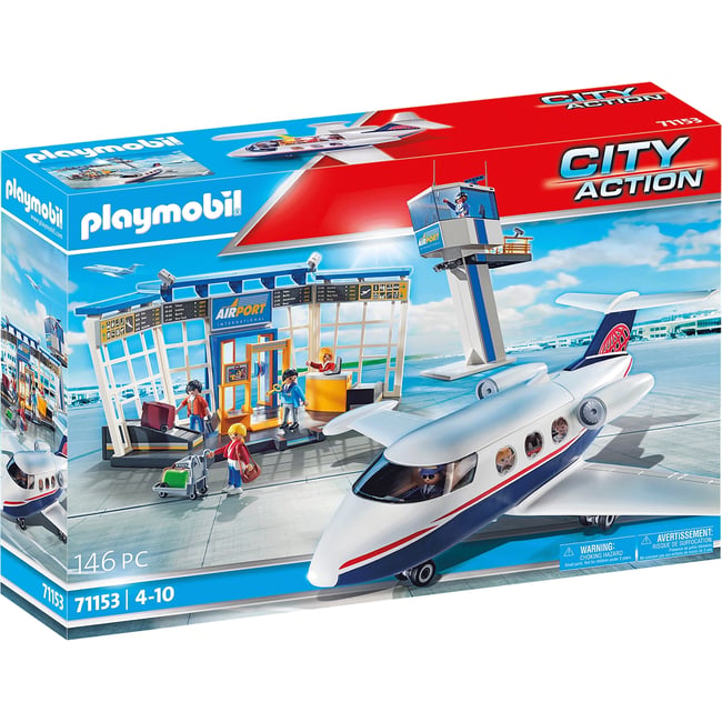 City Action Aéroport avec avion v019845 <span itemprop=
