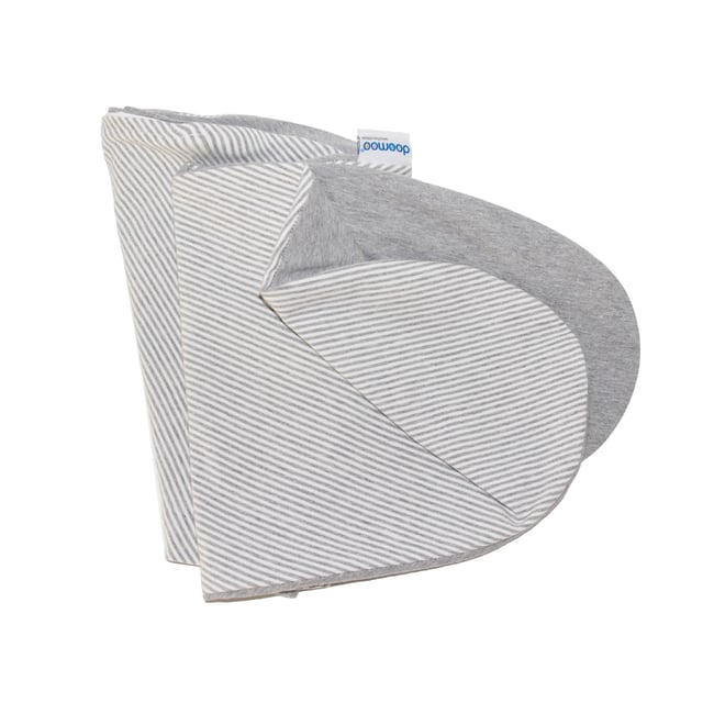 Housse Coussin de grossesse et d'allaitement Buddy gris <span itemprop=