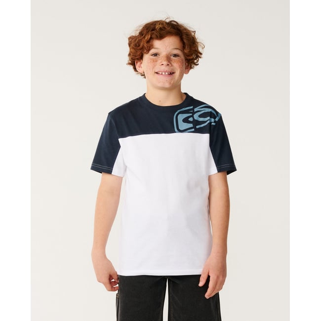T-shirt enfant ARCHIVE Thrashed PANEL white <span itemprop=