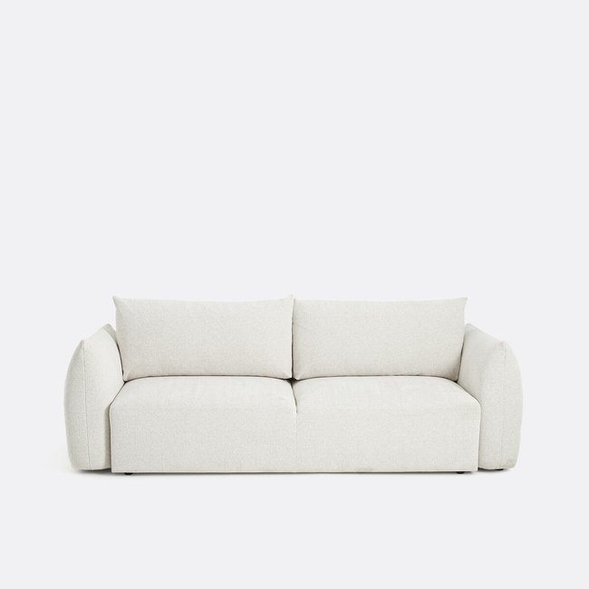 Sofá cama de 3 plazas de tejido con textura Edith - LA REDOUTE INTERIEURS