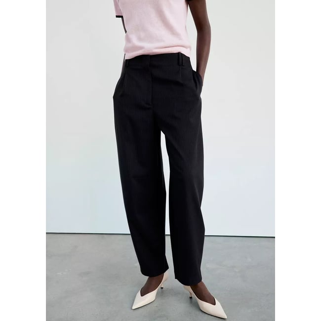 Pantalon ballon taille haute - MANGO