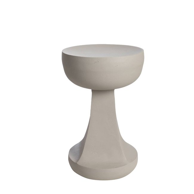 Bout de canapé beige  MARGUERITE Couleur beige <span itemprop=