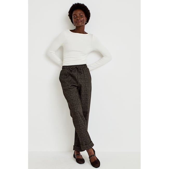 Pantalon jegging taille standard noir <span itemprop=