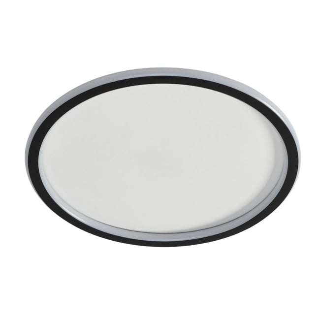 Plafonnier rond moderne - ALESSIA Couleur noir <span itemprop=