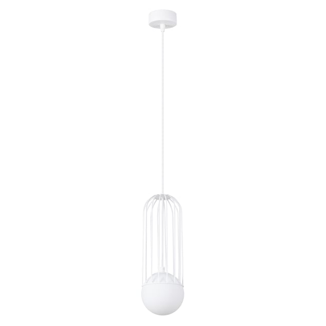 Suspension Acier Blanc G9 1 Brina Couleur blanc <span itemprop=