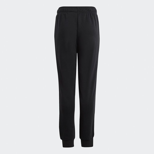 Logo print joggers in cotton mix black Adidas Sportswear La Redoute