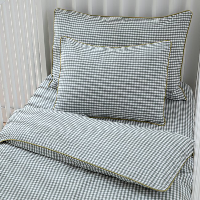 Federa per neonato in cotone, Tiny Vichy verde vichy LA REDOUTE INTERIEURS