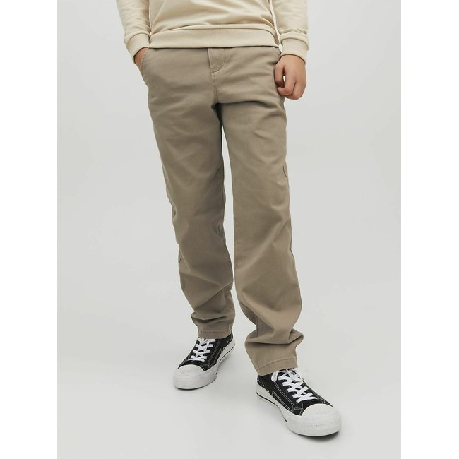 Брюки чинос бежевый JACK & JONES JUNIOR