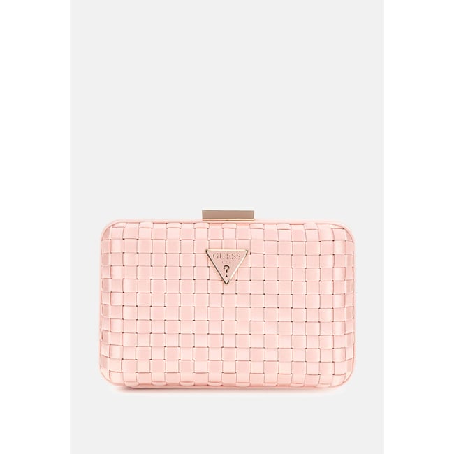 Pochette Twiller Tressée rose clair <span itemprop=