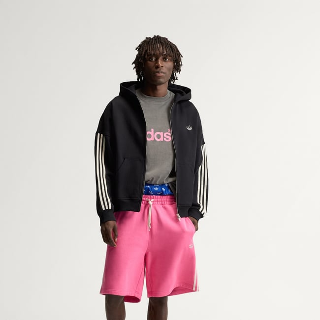 Sweat-Shirt À Capuche Zip Intégral 3 Bandes Adisignature - adidas Originals