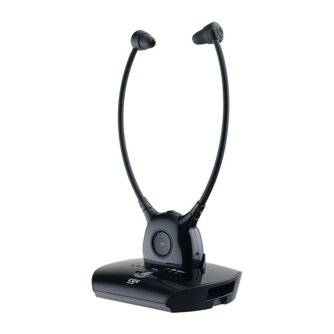 Casque TV Dolfin Onyx noir <span itemprop=