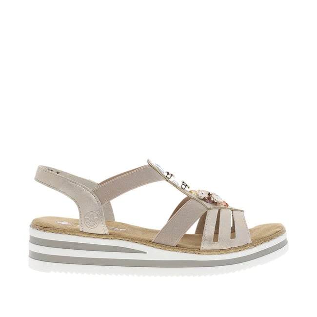 Nu-pieds/sandales femme blanc blanc <span itemprop=
