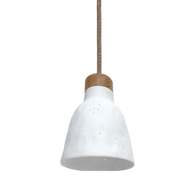 Petite applique baladeuse porcelaine blanche Rosinette Couleur blanc <span itemprop=