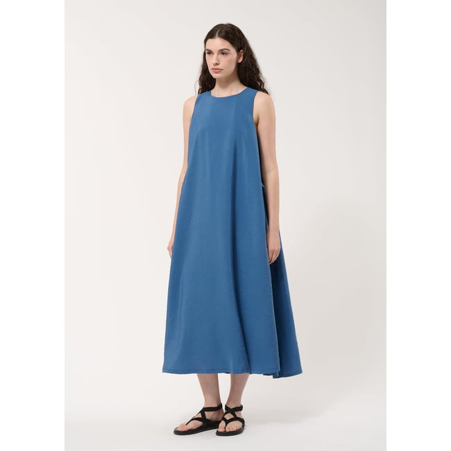 Robe drapée en modal gaufré - HUMILITY