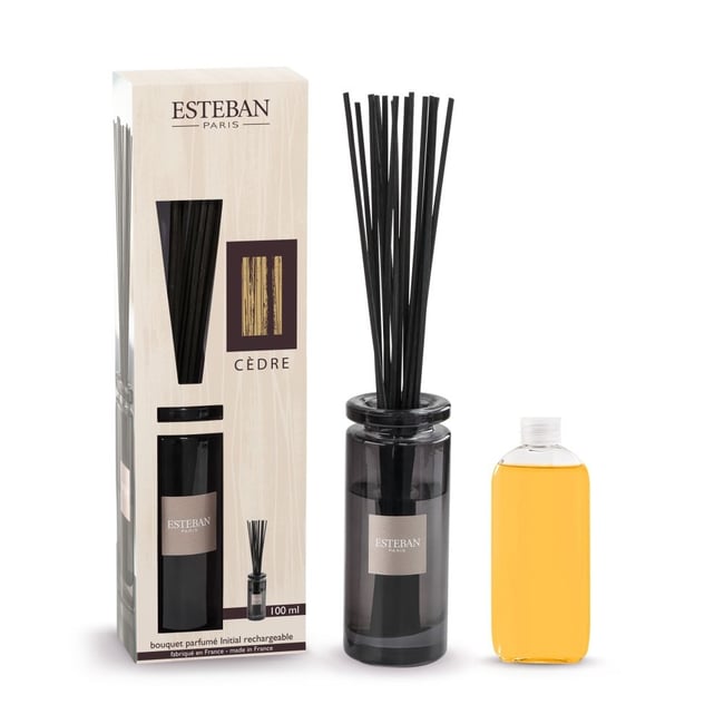 Parfum d'intérieur - Bouquet initial cèdre 100 ml Couleur gris <span itemprop=