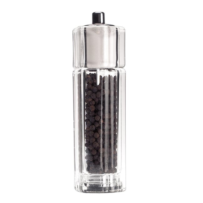 Lot De 2 Grandes Salières Et Poivrières En Verre – Couvercle Inox, Trous Réglables, Pratique Pour Cuisine Et Table