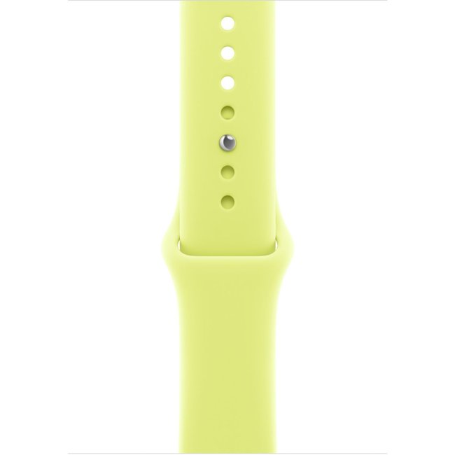 Bracelet 46 mm - S/M Sport jaune fluo jaune <span itemprop=