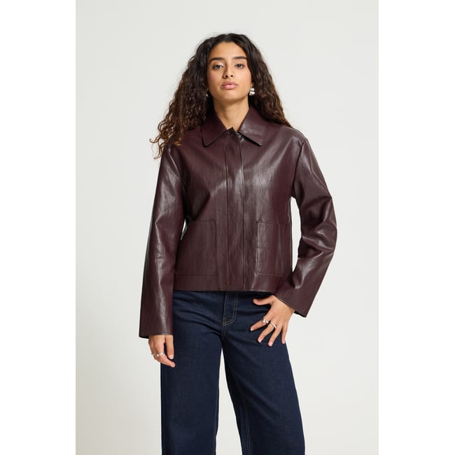 Veste marron fudge <span itemprop=