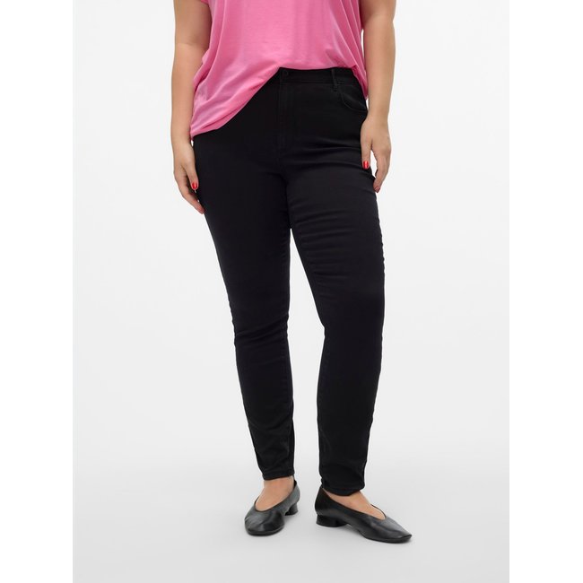 VMPHIA Taille haute Slim Fit Jeans Jean skinny black <span itemprop=