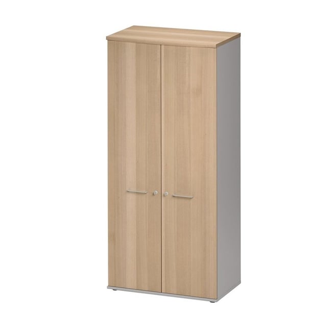 Armoire 2 portes L80 Jazz - Fabrication Française Couleur bois clair <span itemprop=