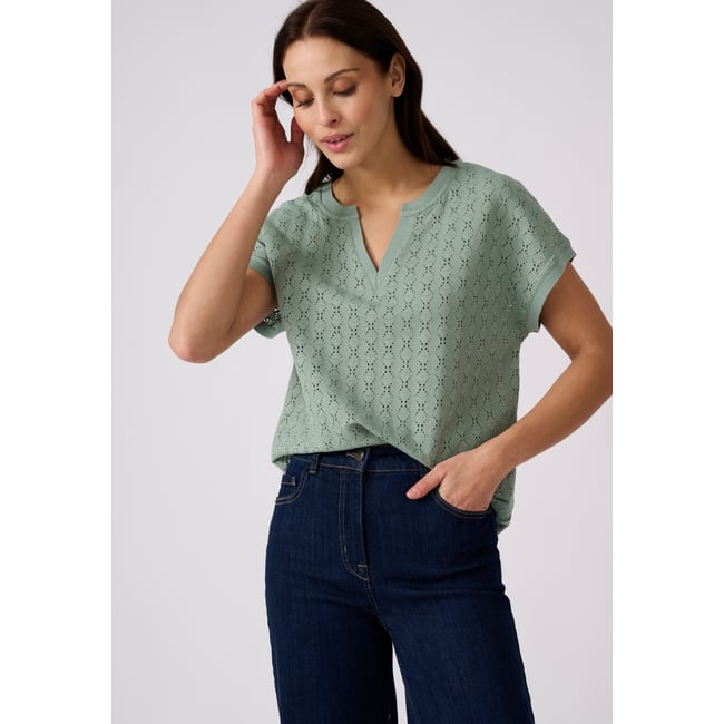 T-shirt maille jacquard fantaisie - DAMART