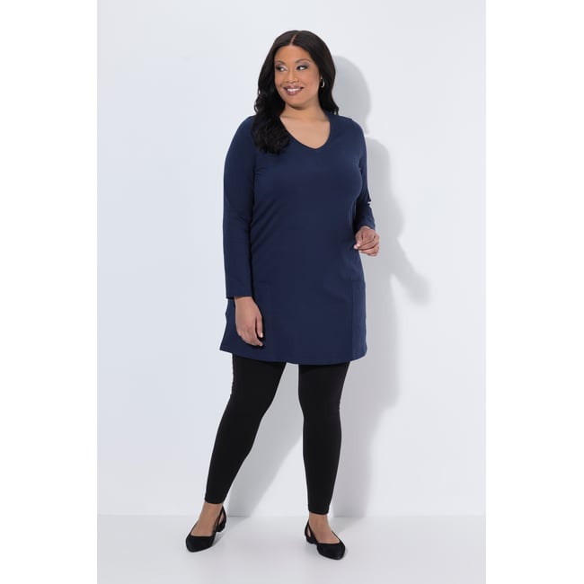 T-shirt long avec poches - ULLA POPKEN