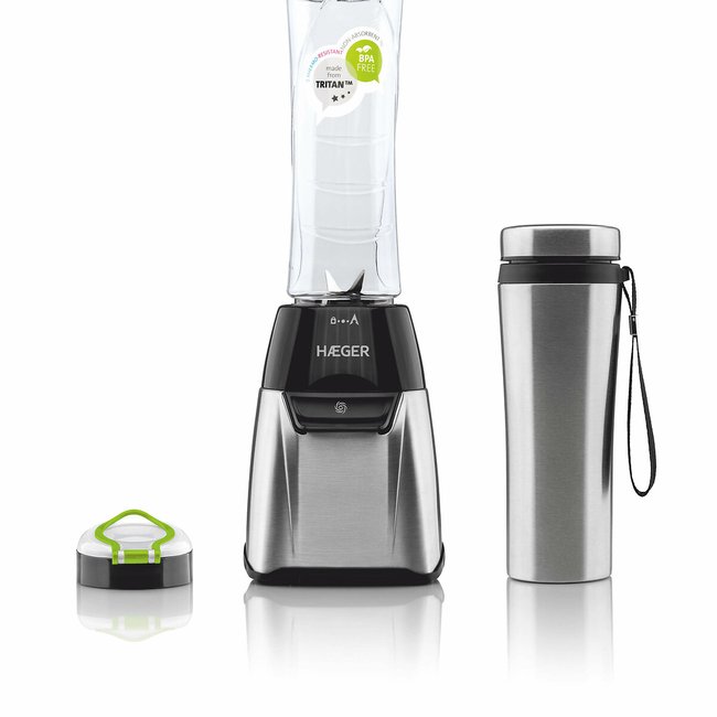 Liquidificadora Sports Inox, HAEGER inox <span itemprop=