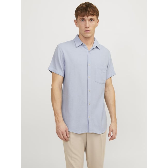 Chemise cashmere blue <span itemprop=