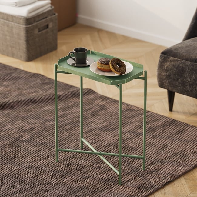 Кофейный столик из металла зеленый SO'HOME