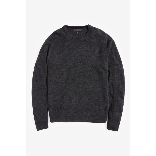 Pull Doux Au Toucher-sweat Ras De Cou dark grey <span itemprop=