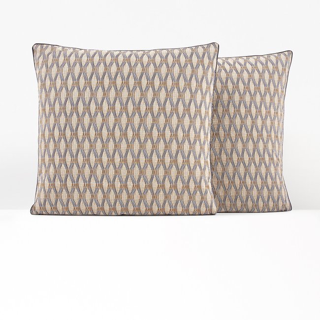 Funda de almohada de algodón percal, Sonora estampado <span itemprop=