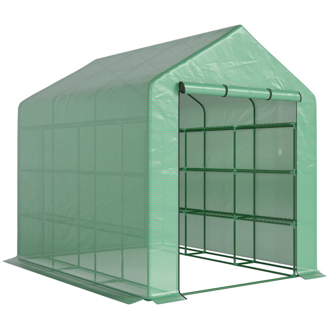 Serre PE Vert - OUTSUNNY